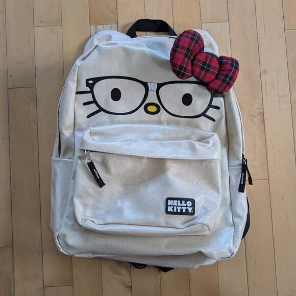 Loungefly Handbags - Rare Loungefly Nerdy Hello Kitty Backpack Used